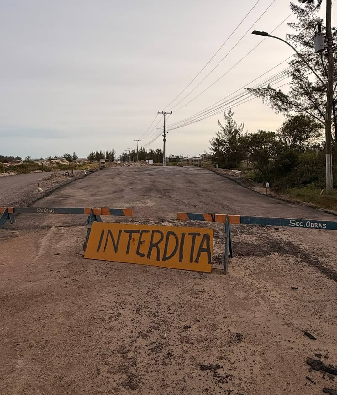 Trânsito será monitorado por equipes de fiscalização durante a execução das obras na Ponte do Caniço. (Foto: Prefeitura Municipal de Arroio do Sal)