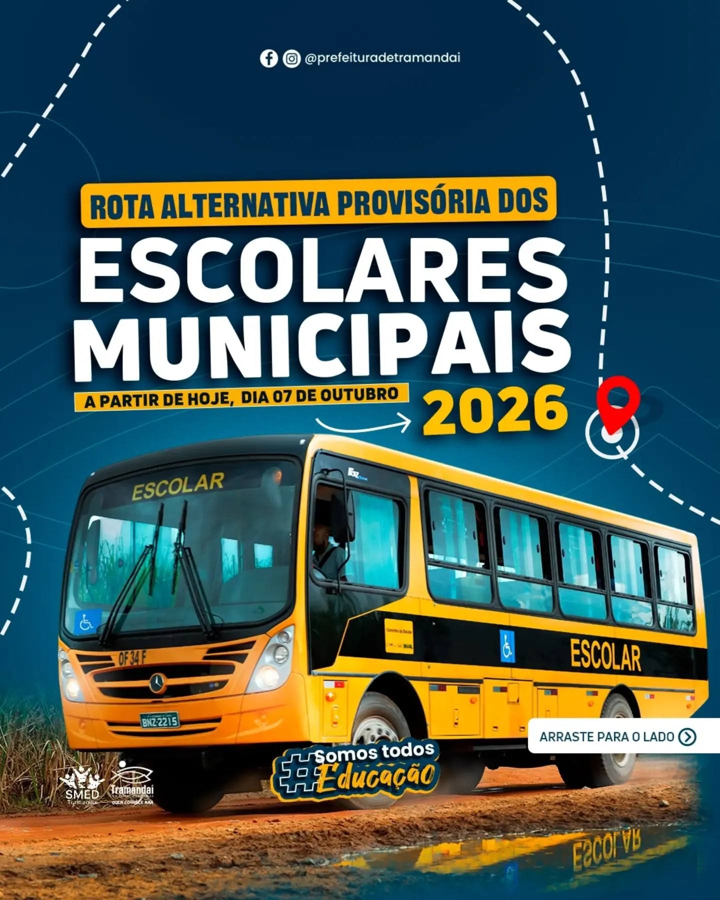 Prefeitura reorganiza linhas escolares para garantir atendimento aos estudantes. (Foto: Prefeitura Municipal de Imbé)