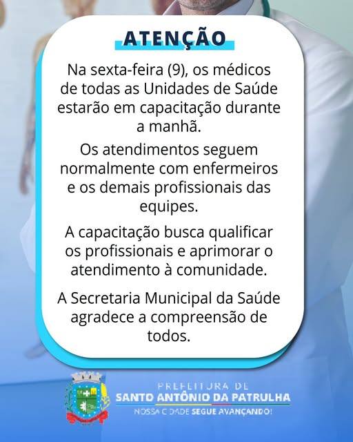 Foto: Prefeitura Municipal de Santo Antônio da Patrulha