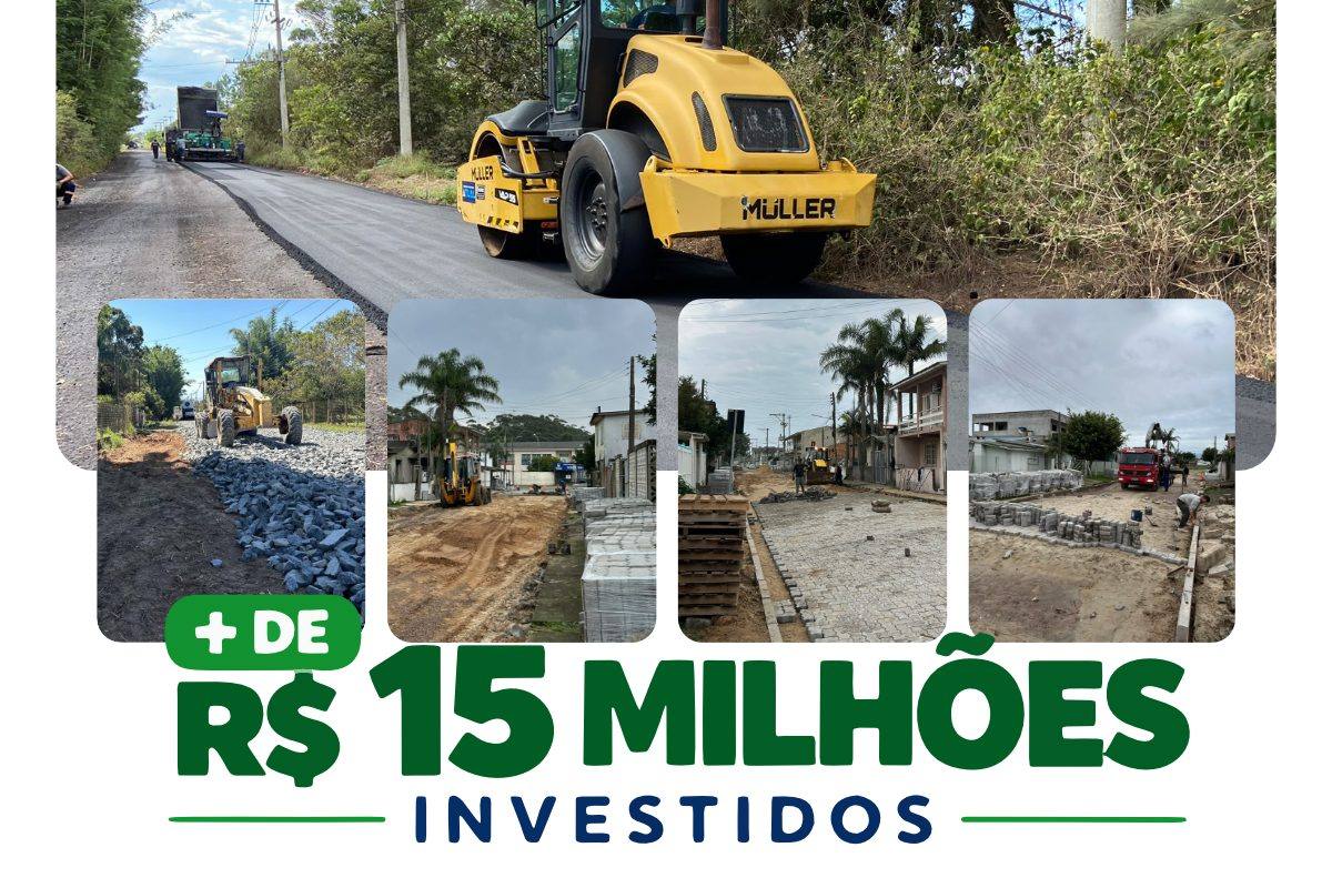 Obras de pavimentação e revitalização asfáltica foram realizadas em diversos bairros de Torres nos últimos 20 meses. (Foto: Ascom/Prefeitura de Torres)